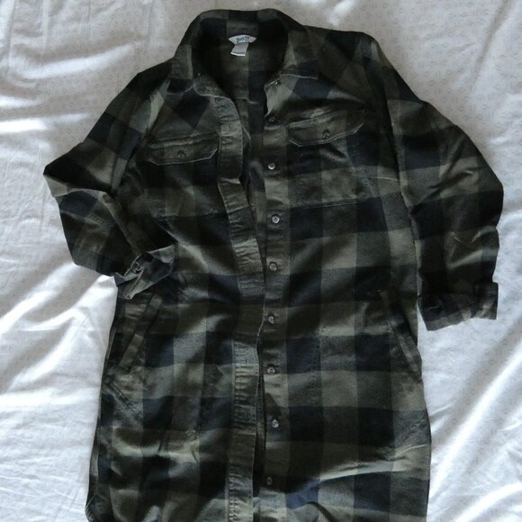 Duluth Trading Womens Flannel Duster - Picture 1 of 5